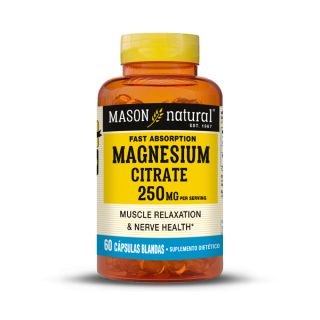 Magnesio Glicinato 250 MG Cápsulas Blandas - Frasco 60 UN