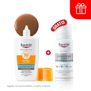 Eucerin Sun Hydro-Fluid Tono Oscuro FPS 50+ - Frasco 50 ML