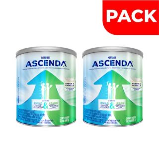 Dúo Pack Ascenda Nestle Sabor vainilla - Lata 900 gr