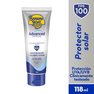 Banana Boat Advance Protection FPS100 - Frasco 118 ML