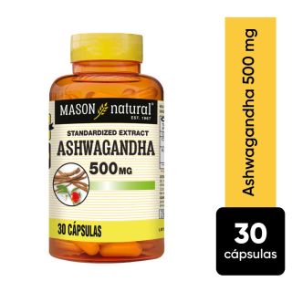 Ashwagandha 500 Mg - Frasco 30 UN
