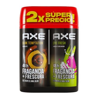 Pack Axe Dark Temptation + Axe Epic Fresh - Frasco 150 Ml