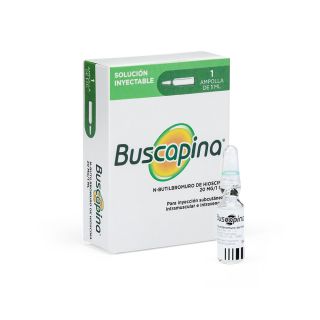 Buscapina 20Mg/1Ml Solución Inyectable - Ampolla 1 UN