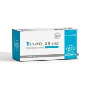 Tiazid 25 Mg Tableta - Caja 30 UN