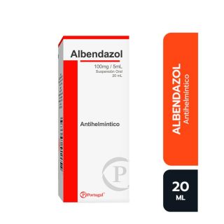 Albendazol 100Mg/5Ml Suspensión Oral - Frasco 20 ML