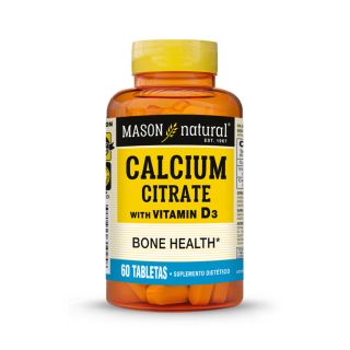 Calcio Citrato con Vitamina D3 - Frasco 60 UN