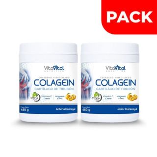 Pack VitaVital Colagein Sabor Maracuya - Frasco 450 G