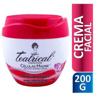 CREMA FACIAL TEATRICAL ANTIARRUGAS 200 GR