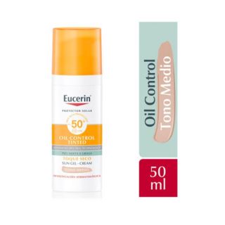 Eucerin Sun Face Oil Control Tono Medio