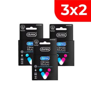 3x2 Preservativo Durex Climax Mutuo - Caja 3 UN