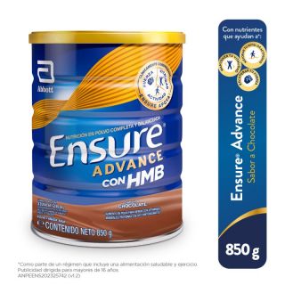 Ensure Advance Sabor Chocolate - Lata 850 G