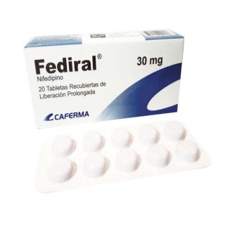 Fediral 30Mg Tableta - Caja 20 UN
