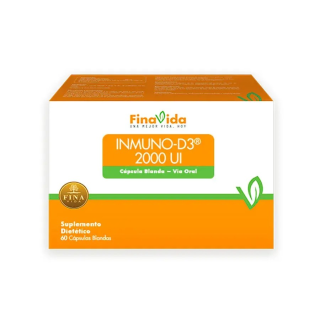 Suplemento Dietético Inmuno D3 2000UI FinaVida Cápsulas Blandas - Caja 60 Un