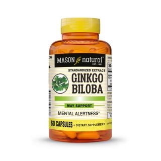 Ginkgo Biloba Cápsulas - Frasco 60 UN