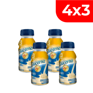 4x3 Glucerna Líquido Sabor Vainilla - Frasco 237 ML