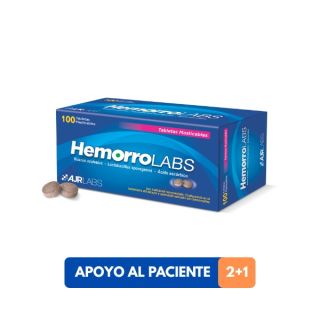 Hemorrolabs Tabletas Masticables - Blíster 10 UN