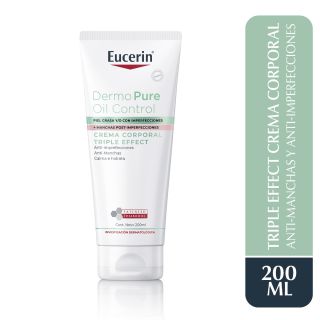 Eucerin Dermopure Triple Effect Crema Corporal - Frasco 200 ML