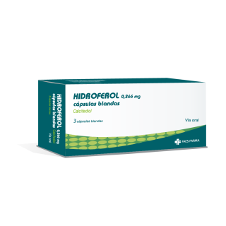 Hidroferol 0.266 Mg Cápsulas blandas - Caja 3 UN