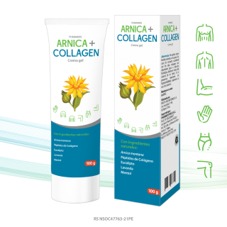 Crema Gel Pharmaris Arnica + Collagen - Tubo 100 G