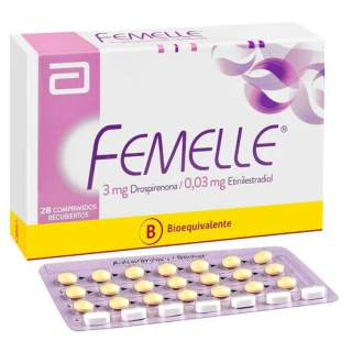 Femelle 3 Mg/ 0.03 Mg Comprimidos Recubiertos – Caja 28 UN