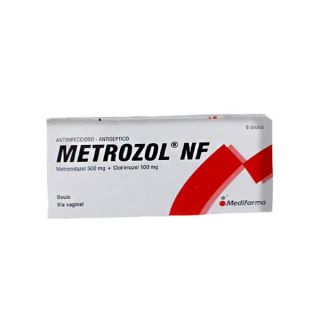 Metrozol NF 500 Mg/100 Mg Óvulos - Caja 6 UN