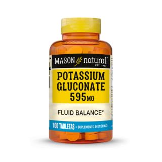 Potassium Gluconate 595 Mg Tabletas - Frasco 100 UN