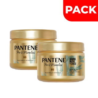 Pack Pantene Mascarilla Bambú - Frasco 300 ML