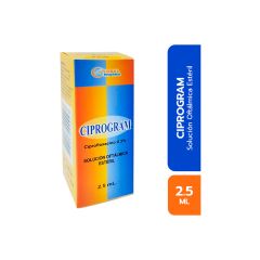Gotas Oftálmicas Ciprogram 3% - Frasco 2.5 ML