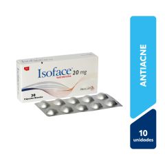 Isoface 20 Mg - Blíster 10 UN