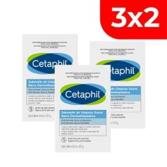 3x2 Cetaphil Barra Dermolimpiadora - Barra 127 G