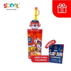 Scool Tumbler 3D & Caña de Paw Patrol Hombre Marshall - 1 UN