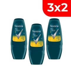 3x2 Desodorante en Roll On Rexona Men V8 - Frasco 50 ML
