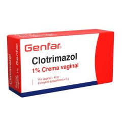 Clotrimazol 1% Crema Vaginal + Aplicador - Tubo 40 G