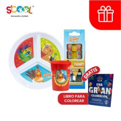 Set Plato Division La Granja De Zenon Scool - 1 UN