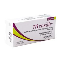 Mensille 25mg/5mg Suspensión Inyectable - Caja 1 UN