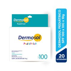 Dermosol Pediatrico SPF 100 Sachet - Caja 20 UN