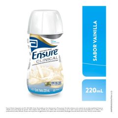 Ensure Clinical Sabor Vainilla - Frasco 220 ML 