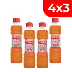 4x3 Pedialyte 60 Sabor Manzana - Frasco 500 ML