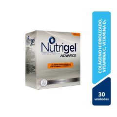 Nutrigel Advance Polvo Sabor Mandarina Sobres - Caja 30 UN