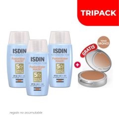 Tripack Fotoprotector Fusion Water Magic - Frasco 50 Ml