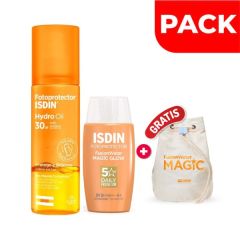 Pack Isdin Fotoprotector Hydro Oil SPF 30 200 ML + Hydro Oil SPF 30 200 ML - Pack 2 UN