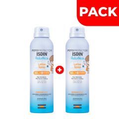 Dúo Pack Fotoprotector Isdin Pediatrics Lotion Spray - Frasco 250 ML