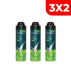 3x2 Desodorante Spray Rexona Men Forest - Frasco 150 ML