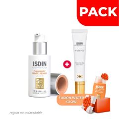 Isdin Isdinceutics K-Ox Eyes + FotoUltra Fusion Water Magic Repair Color 50 ML  - Pack 2 UN