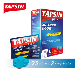 Tapsin Plus Antigripal Noche Comprimido Recubierto - Sobre 2 UN