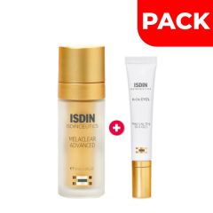 Pack Serúm Isdinceutics Melaclear Advance Isdin 30 ML + Isdinceutics K-Ox Eyes 15G