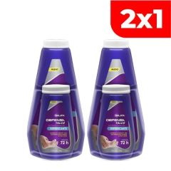 2x1 Silka Defensa Talco de Pies 250 Gr + 75 Gr - Pack 2 UN
