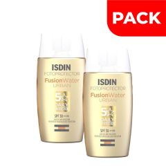 Dúo Pack Isdin Fotoprotector Fusion Water Magic Urban SPF 30 - Frasco 50 ML