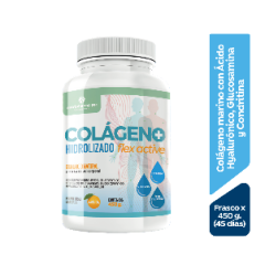 Colágeno hidrolizado Flex Active Sabor Naranja Nutripharma - Frasco 450 G