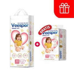Pañal Veesper Premium Sotf Talla XXG - Bolsa 42 UN